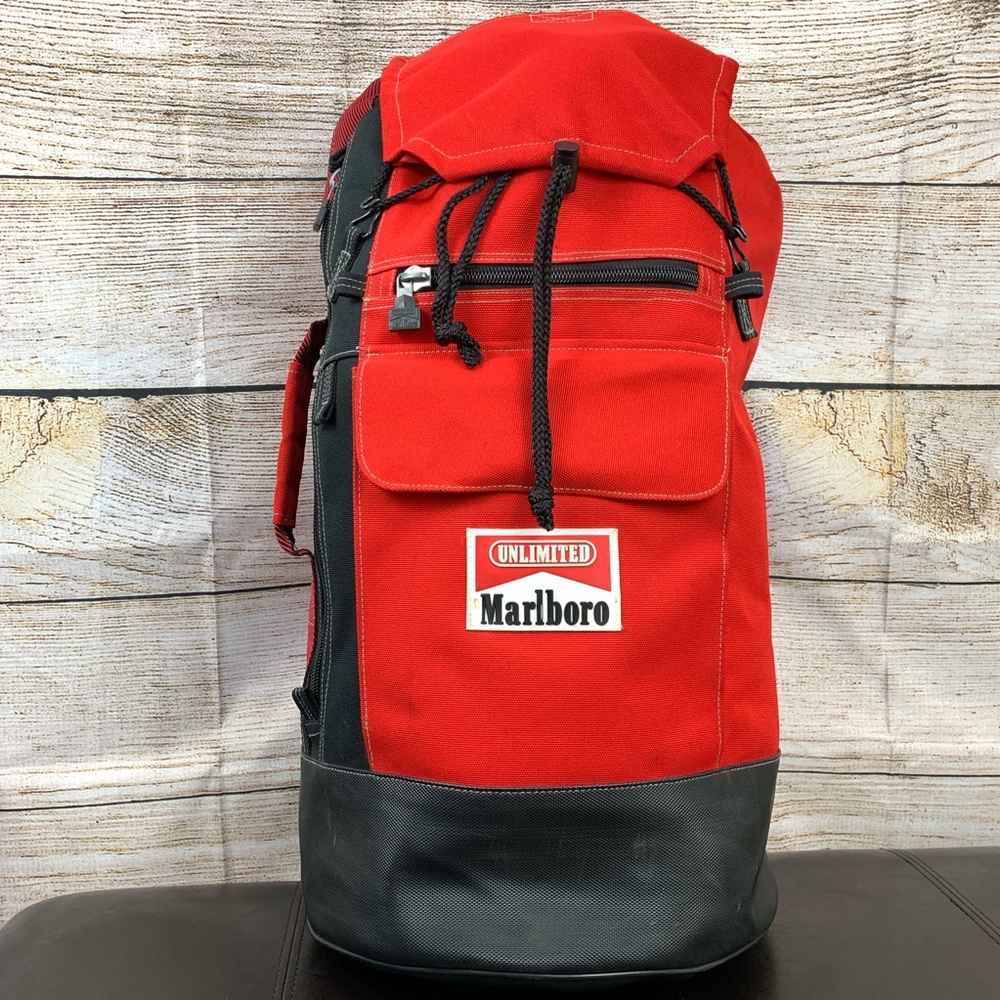 vintage Marlboro Unlimited Top Loading Duffle Bag